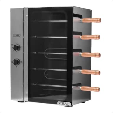 Stelar - Churrasqueira Elétrica 5 Espetos Giratórios 220V
