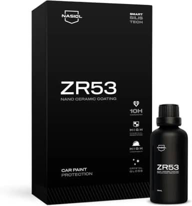 Vitrificador de Pintura Nasiol ZR53 Nano revestimento de cerâmica | Proteção contra arranhões de superfície de 3 anos | Resistência a arranhões 10H