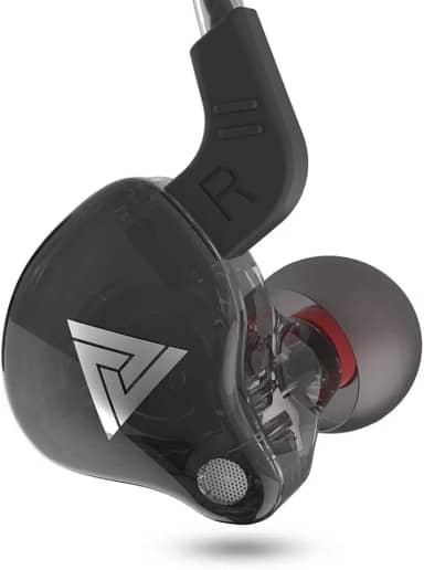 Fone QKZ AK6 - Retorno de palco, celular, estudo - Qualidade de som - Cor Preto