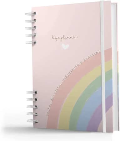 Planner de Organização Pessoal - Life - Visão Mensal E Semanal