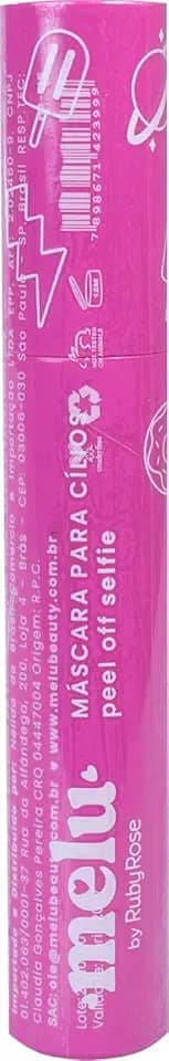 MÁSCARA PARA CÍLIOS PEEL OFF MELU RR515 SELFIE RUBYROSE