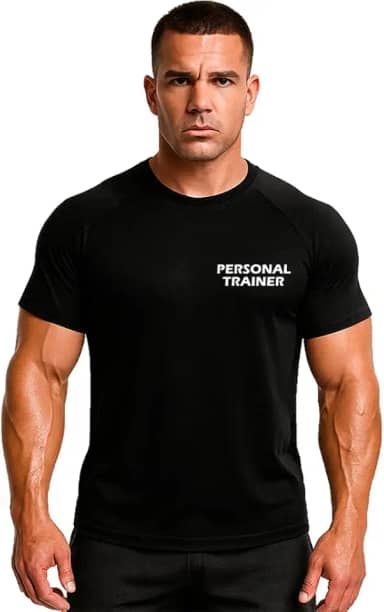 Camiseta Raglan Personal Trainer Proteção Uv Masculina (G)