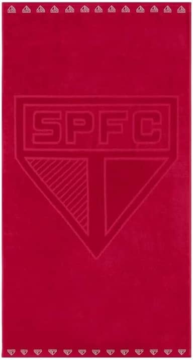 Buettner, Toalha De Banho Time Jacquard São Paulo Buettner Vermelha