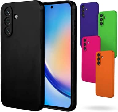 Capa Case Capinha Compatível Samsung M35 Silicone Com Bordas Elevadas Aveludada Forro Premium (MARROM)