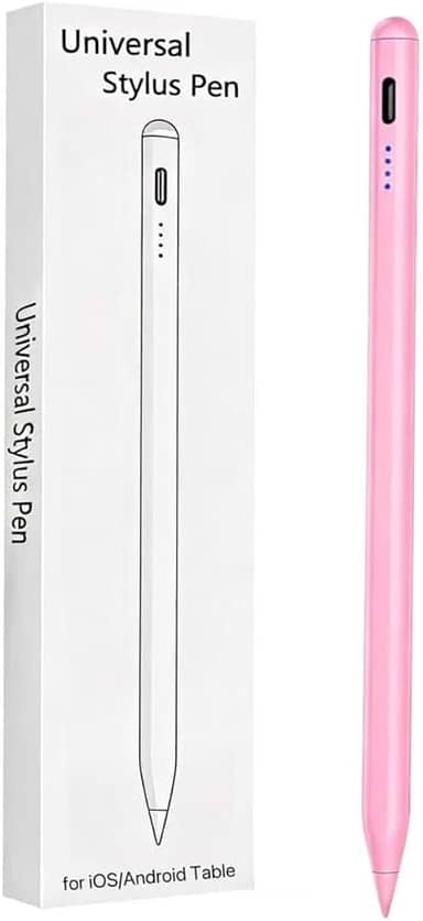 Caneta Stylus Android para Samsung Galaxy Tab A9/A9Plus/A8/A8plus/A7/A7lite Tablet S Pencil Touchscreens Stylists Pen (rosa)