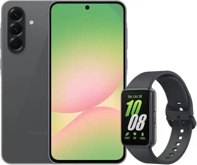 Samsung A56 5G (256GB) - Preto + Galaxy Fit3 - Grafite