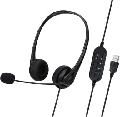 BEMMY Fone Headset Com Microfone Usb Para Home Office Call Center