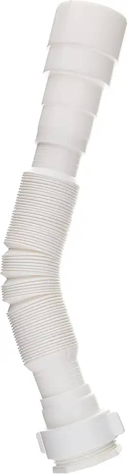 Atlas - Sifão Tubo Extensivo de 720mm em Plástico (PP) e Bucha em PVC para Válvula de 7/8", Cor Branca