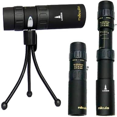 Monóculo Luneta 10-30x25 Profissional Tático Telescópio GT423 - Lorben