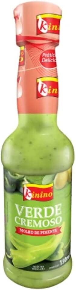 MOLHO DE PIMENTA VERDE CREMOSO KININO 150ML