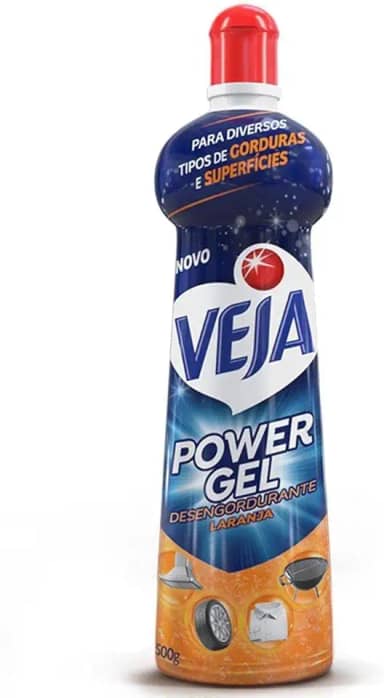 Veja Super Desengordurante Power Gel Laranja 500G