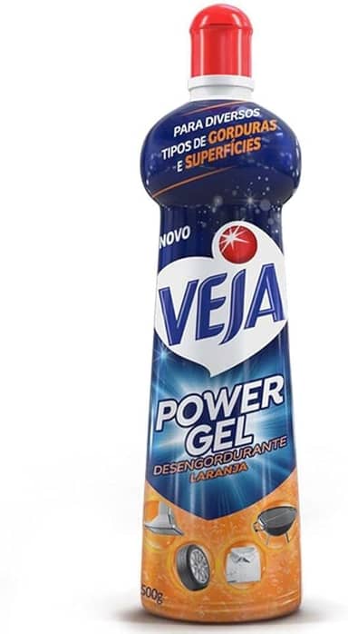 Veja Super Desengordurante Power Gel Laranja 500G
