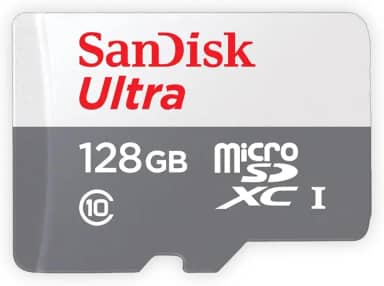 SanDisk Cartão microSDXC Ultra SDSQUNS-128G-GN6MN 128GB 80MB/s UHS-I Classe 10