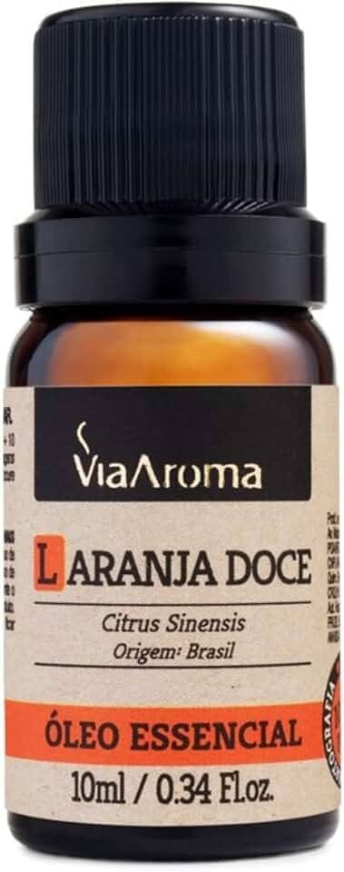 Óleo Essencial Laranja Doce Via Aroma – 10 ml
