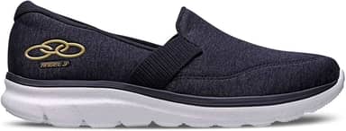 Tênis Feminino Casual Slip On Angel 3 Preto Dourado Olympikus