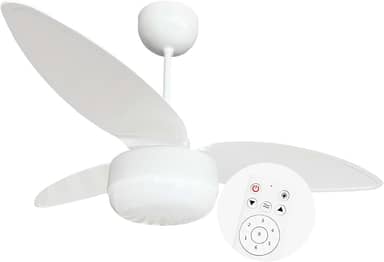 Ventilador Teto Zonda Bivolt Inverter Para 2 Lâmpadas + Controle