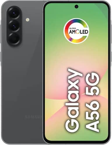 Smartphone Samsung Galaxy A56 5G 256GB, 8GB RAM, Câmera 50MP, IP67, Super AMOLED 6.7', Recursos AI, Preto