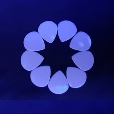 Kit 10 Palhetas Guitarra Jazz III Ultra Grip 1.2 MM Delrin Branca