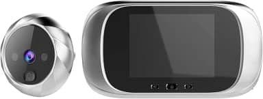 Kiboule Visualizador de porta digital campainha monitor de segurança doméstica com câmera de olho mágico de 2,8 polegadas 90 ° grande angular 320 * 240 resolução de imagem tira