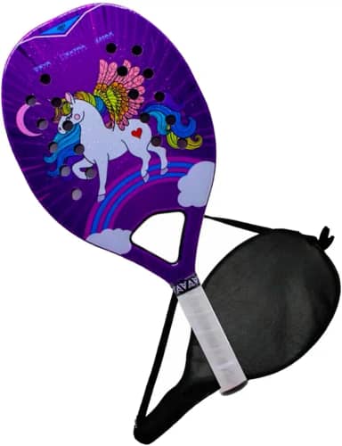 Raquete Beach Tennis Infantil Kids + Carbono 3k