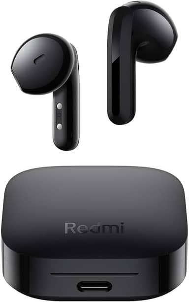 Xiaomi Redmi Buds 6 Active, Fones de Ouvido Sem Fio, Versão Global (Preto)