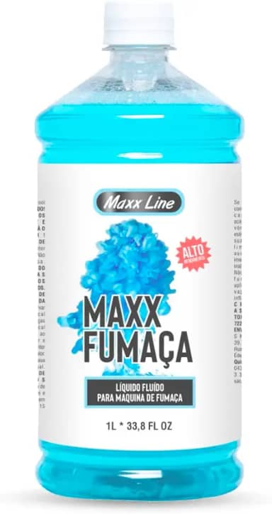 Líquido Fumaça Azul para Máquina De Fumaça Glicerina Fluído 1 Litro