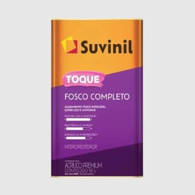 Tinta Suvinil para parede acrilico fosco completo 18L - Palha - 53400612
