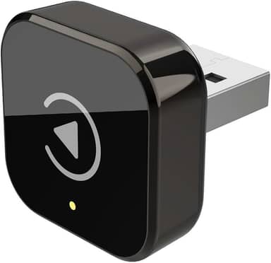 Adaptador Wireless CarPlay Android Auto 2 em1, Conversor de Cabo para Sem Fio, Compatível com iOS e Android,Plug & Play, Encaixe Angular Discreto,Sem Atrasos para Carros 2016+.