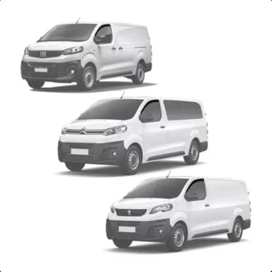 CALHA DE CHUVA (DEFLETOR) PEUGEOT EXPERT - CITROEN JUMPY - FIAT SCUDO - A PARTIR DE 2018-2P - TG POLI 20.010