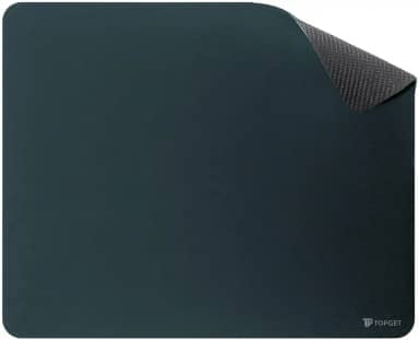 Mouse Pad TopGet ProControl | Gamer & Home Office | Precisão, Deslize Suave | Base Borracha Antiderrapante, Poliéster Durável | 22x18 cm (Chumbo)