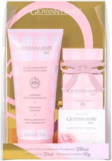 Giovanna Baby - Kit Giovanna Baby Col 20Ml+Locao 200Ml+Sab 90G Classic (Novo)