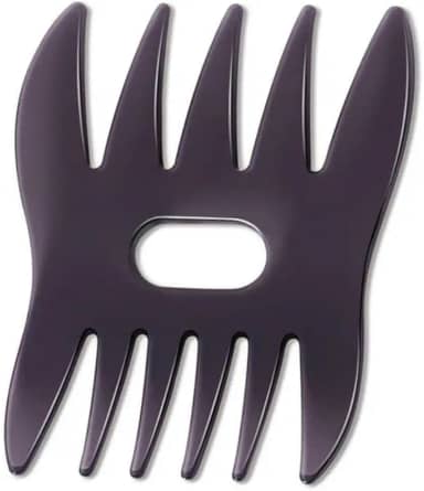 Conjunto de pente masculino de dentes grandes, 2 peças, ferramentas de cuidados duráveis para cabelos lisos para trás