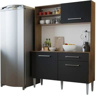 Armário de Cozinha Compacta 120cm Life Madesa