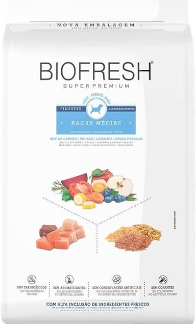 Ração Biofresh Super Premium Filhote Médio 3kg