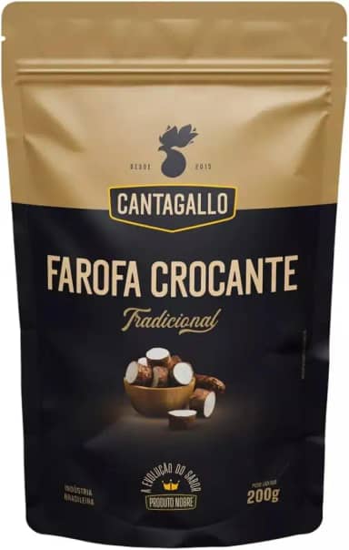Cantagallo, Farofa Tradicional Crocante 200g Cantagallo
