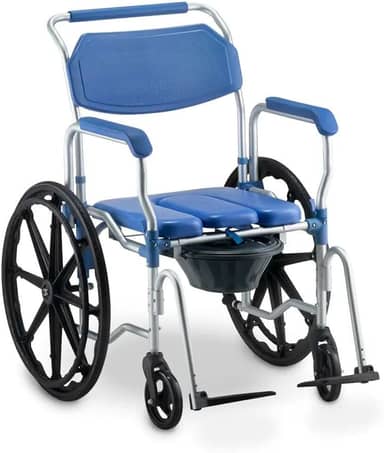 Cadeira de Banho D65 em Alumínio até 120kg 44 cm Dellamed