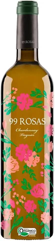Vinho Branco Espanhol Domínio de Punctum 99 Rosas Chardonnay Viognier Edição Especial 750ml.