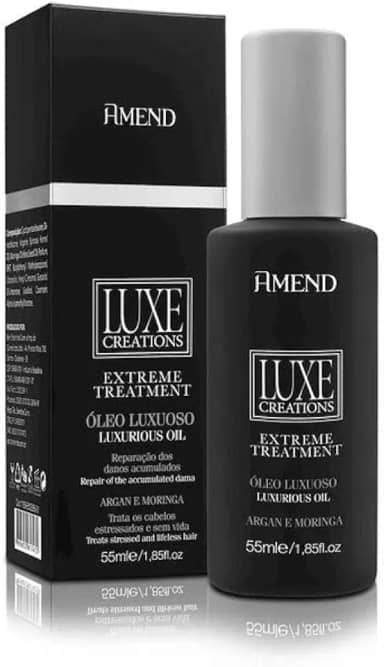 Óleo Amend Luxe Creations Extreme Repair 55ml Cabelos Opacos e Quebrados
