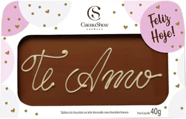 Chocoarte Te Amo 40G Cacau Show