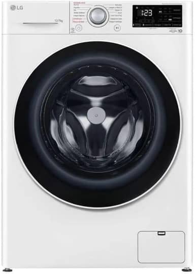 Lava e Seca Smart com Inteligência Artificial AIDD 12Kg LG VC5 CV3012WC5 Branco (110, Volts)