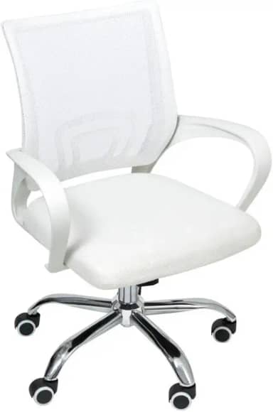 Cadeira de Escritório Begonia Tela Mesh Ergonômica Branco