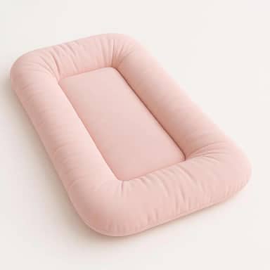 Ninho Casulinho 100% Algodão Extra Macio Recém Nascido Bebê (Rose)