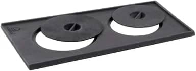 Chapa Mineira Fogão Lenha 2 Furos Com Tampa 25x45x28cm