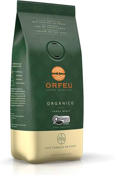 ORFEU Café Em Grãos Orgânico Orfeu 250G