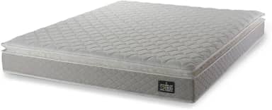 Colchão Casal Strong Pillow Top Espuma D45 138x188x24cm Bege - Suporta até 150kg por Pessoa