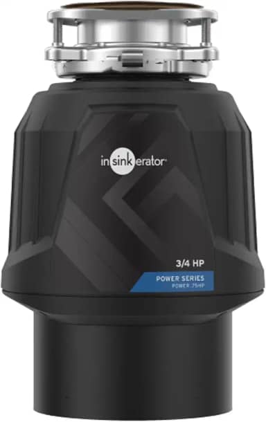 InSinkErator Power Triturador de lixo 0,75 HP, preto