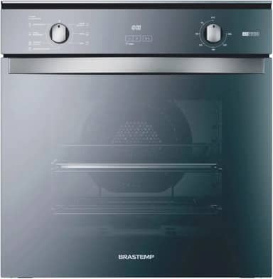 Forno Brastemp de Embutir 84L Elétrico com Função Air Fryer Inox 220V BOF84ARBNA