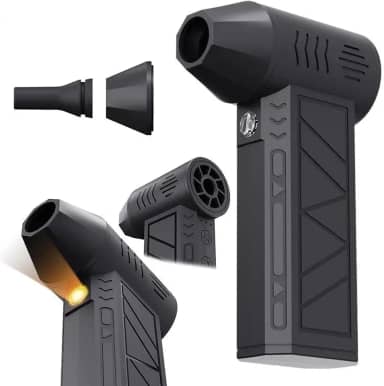 Mini Jet Fan Vento Ultra Forte Soprador Portátil Recarregável 130.000 RPM