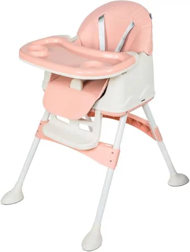 Cadeira de Alimentação Portátil Bebê Honey Maxi Baby (Rosa)
