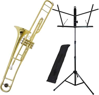Kit Trombone de Pisto TB200P New York + Estante de Partitura S1